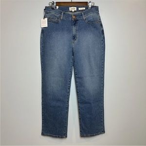 Jaen Mom Jean Lincoln SW Denim High Rise Straight Ankle Blue Women’s Size 30 NWT